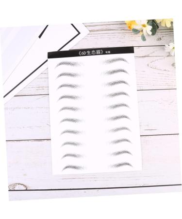 DOITOOL 4 Sheets Authentic Eyebrows Stickers Eyebrow Makeup Tools Eyebrow Stickers 3d Patch Water Proof - Buy Online on SooperMarket.com