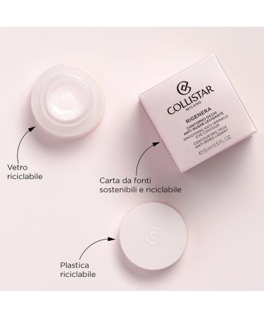 Collistar Rigenera Eye Contour Gel Cream | Anti-Fold Smoothing & Hydrating | Reduces Fine Lines & Wrinkles | Fragrance-Free Silicone & Alcohol-Free | 15 ml - Buy Online on SooperMarket.com