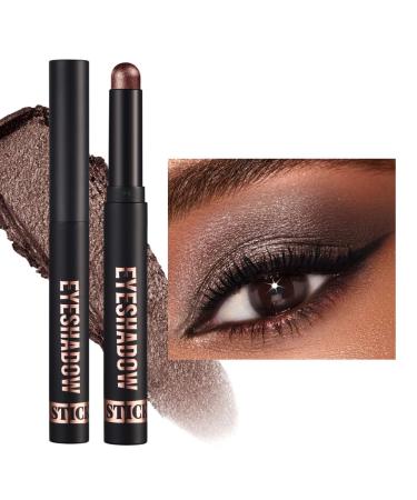 Ofanyia eyeshadow stick shimmer matte eye shadow crayon eye brightener stick smooth texture cream eyeshadow pen long loading waterproof hypoallergenic eye shadow pencil gift set (09#)
