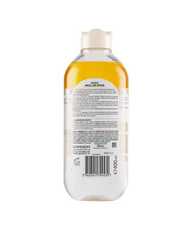 Garnier Micellar Water Biphasic with Argan Oil - 400ml | Waterproof Makeup Remover for All Skin Types - International Shipping Available - Buy Online on SooperMarket.com