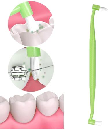 AWHAO Dual-Ended Pet Dental Brush for Cats and Dogs - Easy Clean Design Green - Buy Online on SooperMarket.com