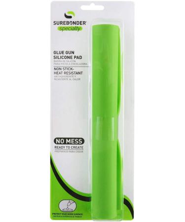 Surebonder Silicone Pad for Hot Glue Gun Projects - Heat Resistant & Flexible Surface for Easy Cleanup - Ideal for Tracing - Size 8 x 8 - Buy Online on SooperMarket.com