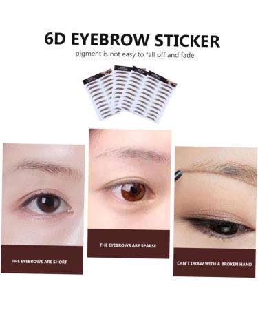 Gogogmee Hair-like Eyebrows 4pcs Eyebrow Stickers Tool Stickers Imitation Eyebrows Water Transfer Eyebrow Sticker Mold Cosmetic - Buy Online on SooperMarket.com