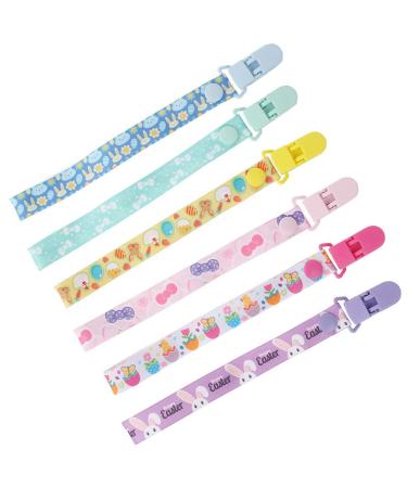 TIAN-K Pink Pacifier Chain with Clip Holder for MAM Rings | Baby Nipple Leash | International Shipping Available - Buy Online on SooperMarket.com