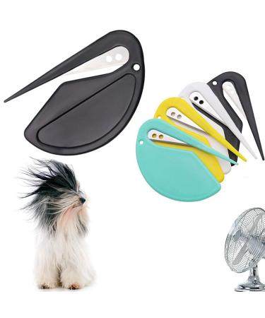 Pet Knotting Comb 2024 New De Knotting Comb for Dog and Cat Pet Dog Shedding Brush Puppy Kitten Brush Hair Removal Tool Knotting Comb Pet Grooming Tool Tangle Remover Leaf-Black Onesize