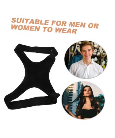 KICHOUSE Belt Holder Shoulder Rest Brace Posture Band Posture Straps for Men Polyester Black - Buy Online on SooperMarket.com