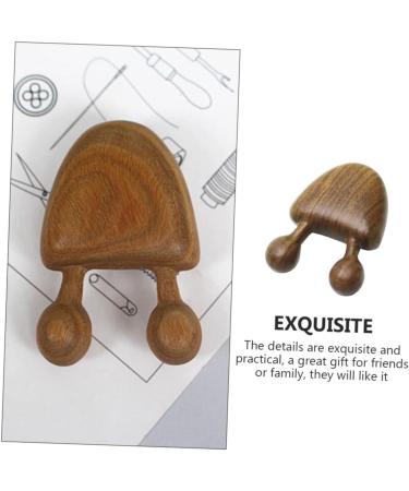 Anneome 1pc Massage Comb Muscle Roller Massager Small Massager Wooden Body Acupoint Massager Acupressure Roller Massager Wooden Acupoint Massager Green Sandalwood Whole Body Pendant - Buy Online on SooperMarket.com