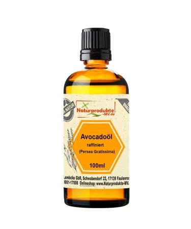 Avocado oil refined cosmetic quality (100 ml) Avocado oil