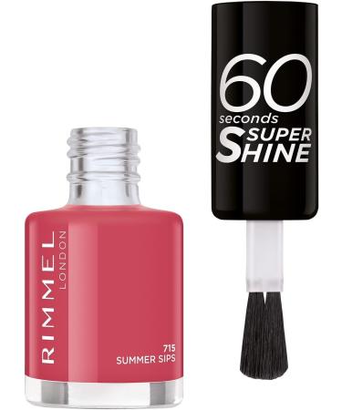 Rimmel 60Sec N/Polish Summer Sips 715 Summer Sips 715 8 ml (Pack of 1) - Buy Online on SooperMarket.com