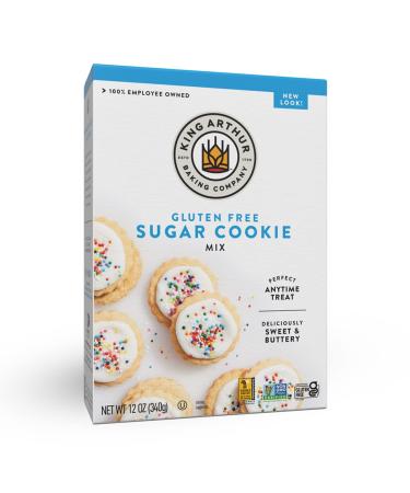 King Arthur, Gluten-Free Sugar Cookie Mix, Gluten-Free, Non-GMO Project Verified, Certified Kosher, 12 Ounces 12oz, single-pack