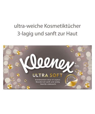 Kleenex Ultra Soft Facial Tissue Boxes | 3-Ply Comfort | 24 Pack (72 Tissues Each) - Ideal for Daily Use | Buy Online Worldwide - Buy Online on SooperMarket.com
