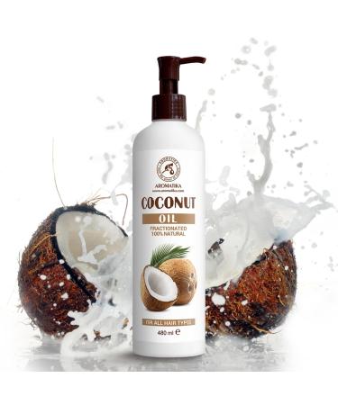 Pure Coconut Hair Oil 480ml - Cocos Nucifera - Intensive Care for Healthy Hair - Natural & Organic - Buy Online on SooperMarket.com