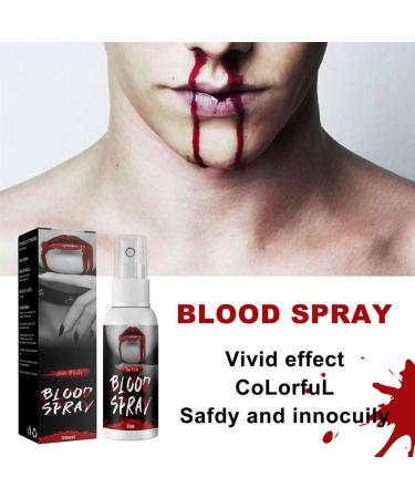 GANAZONO Halloween Party Supplies: 2PCS Fake Blood Spray for Clothes, Face & Eyes - Halloween Makeup Props Kit - Buy Online on SooperMarket.com