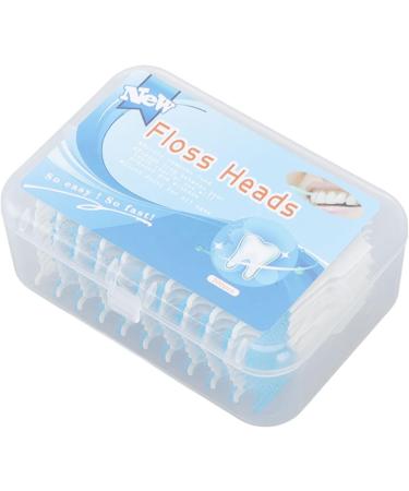 200 Soft Interdental Brushes with Floss & Case | Portable Oral Care Tool | Blue Silicone Head - Perfect for Fresh Breath & Dental Hygiene - Buy Online on SooperMarket.com