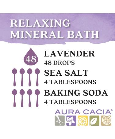 Buy Aura Cacia Organic Lavender Essential Oil - Pure 0.25 fl oz (7.4 ml) for Relaxation - Buy Online on SooperMarket.com