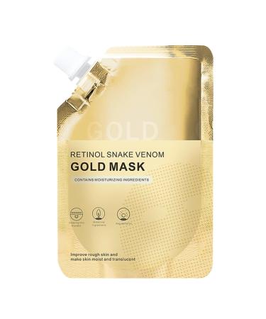 Peel Off Face Masks Retinol Gold Foil Peel Off Mask Anti Wrinkle Anti Aging Face Mask Skincare Gold Facial Mask Blackhead Remover Moisturizing Gold Mask Fade Fine Lines Brightening