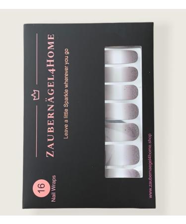 Zaubern gel4Home Nail Foils - 16 Pieces Espresso Boomer Nail Wraps | International Shipping Available - Buy Online on SooperMarket.com