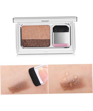 Eyeshadow Waterproof Two-Color Lazy Eyeshadow Double Colors Glitter Eyeshadow Waterproof Long Lasting for Beginner Pearl Camel Assorted Color - Buy Online on SooperMarket.com