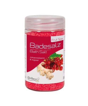 Bath Salt Blackcurrant & Ginger Camillen 60 foot bath additive for the feet with fruit extract 350 g