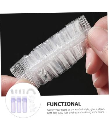 Mikinona 1 Set Hair Dye Bottle with Comb Hair Applicator Tool Hair Dye Tools Salon Hair Empty Lip Gloss Tubes Hair Coloring Kit Hair Coloring Tools Kit DIY Hair Dye Kit Plastic Purple 6.9x4.8cm Purple - Buy Online on SooperMarket.com