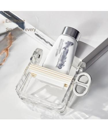 2024 Toothpaste Squeezer Roller Toothpaste Tube Squeezer Dispenser Toothpaste Holder Toothpaste Dispenser Squeezer with Swivel Handle Toothpaste Tube Squeezer (White) - Buy Online on SooperMarket.com