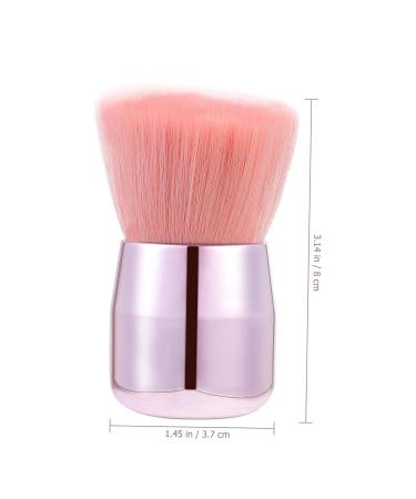 Mushroom Head Makeup Brush - Gentle Portable Blusher & Loose Powder Applicator | Multi-Purpose Cosmetic Tool - Buy Online on SooperMarket.com