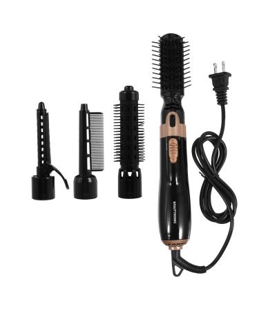 Baluue 1 Set Curling Iron Hairdressing Tool Portable Heating Curler Personal Hair Curler Curlers Abs Black
