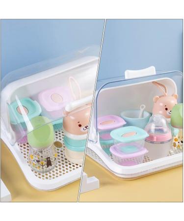 Ipetboom Baby Bottle Drying Rack with Storage Box - Portable Kitchen Organizer - Buy Online on SooperMarket.com