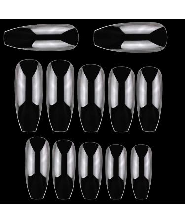 Fightart 600PC Artificial Fingernails - 10 Sizes Nail Tips for Salon & DIY Nail Art - Perfect for International Shipping - Buy Online on SooperMarket.com