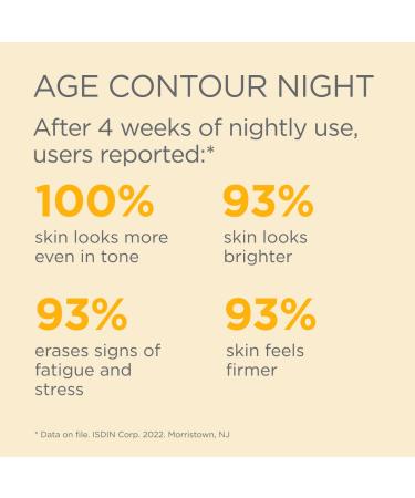 ISDIN Age Contour Night Cream with Melatonin & Peptides - 1.8 Oz - Buy Online on SooperMarket.com