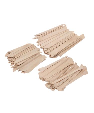Mikinona 150pcs wax stick for hair removal tool face wax strip makeup tools wax stick applicator wooden