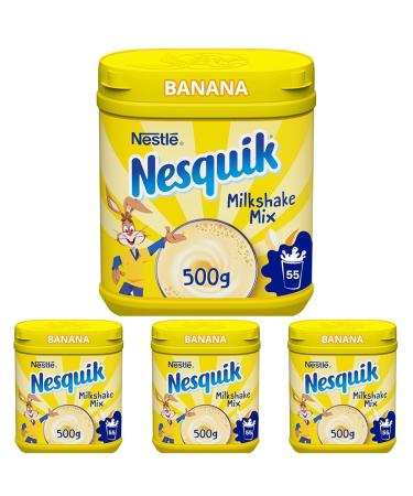 Nesquik Milkshake Mix Banana 500g (Pack of 4)