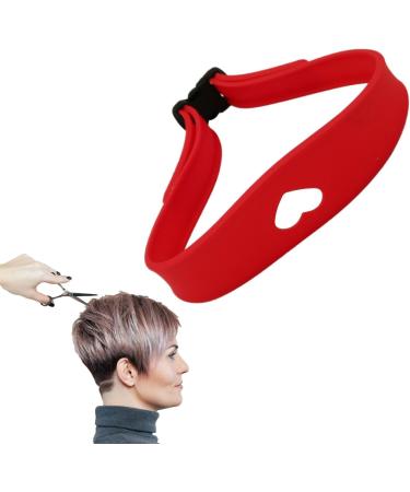 Neamou Neckline Templates for Shaving | Hair Trimming Guide Tool for Cutting - Haircut Bands Hairline Shaping Tool for Hair Salons Red - Buy Online on SooperMarket.com