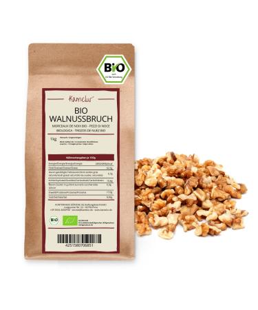 Kamelur 1kg organic walnut fracture without additives untreated walnut kernels from Italy - raw and natural walnuts from the Campania region
