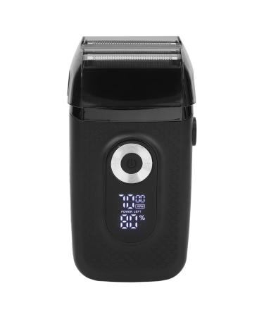 Electric Beard Trimmer LED Adjustable 3 Gears Detachable Cutter Rechargeable Reciprocating USB Digital Beard Groomer for Beard Haircut