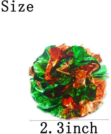 16 Pack Mylar Crinkle Balls for Cats - Interactive Cat Toys for Endless Fun - Buy Online on SooperMarket.com