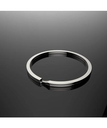 Teskyer Flat Key Ring 40 Pack - Split Metal Key Rings for Home, Car, Office - Organize Keys and Accessories - Silver - 4 Sizes (0.98INCH, 1.10INCH, 1.25INCH, 1.37INCH) - Buy Online on SooperMarket.com