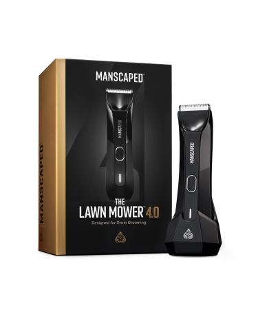 MANSCAPED Electric Groin Hair Trimmer, The Lawn Mower 4.0, Replaceable SkinSafe Ceramic Blade Heads, Waterproof Wet/Dry Clippers, Rechargeable, Wireless Charging, Ultimate Male Hygiene Razor