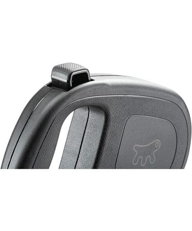Ferplast Flippy One Dog Leash - Retractable Roller Leash for Large Dogs Up to 35 kg | 5 m Pull-Out Cord | Black - Buy Online on SooperMarket.com