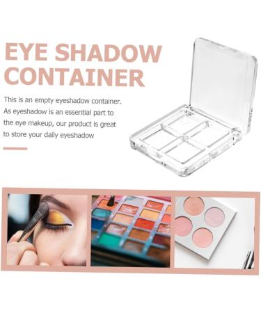 Gogogmee 10pcs Boxes Eye Shadow Box Highlighter Makeup Eyeshadow 4 Grid Foundation Blush Empty Make up Sample - Buy Online on SooperMarket.com