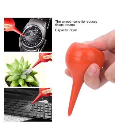 Laboratory Tool Squeeze Blowing Ear Washing Ball Rubber Suction Bulb for Blow Off powdery Substance(3pcs 60ml Ear wash Ball) - Buy Online on SooperMarket.com