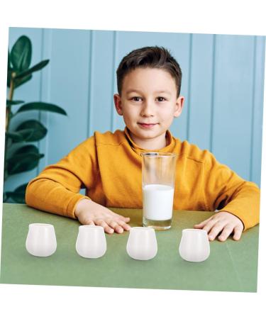 Zerodeko Espresso Frothing Pitcher Ceramic Milk Creamer Dispenser 4pcs Ceramic Milk Cup White Simple Creamer Ceramics Coffee Creamer Pitcher Italian Espresso Cups 4.5X4X5CM White - Buy Online on SooperMarket.com