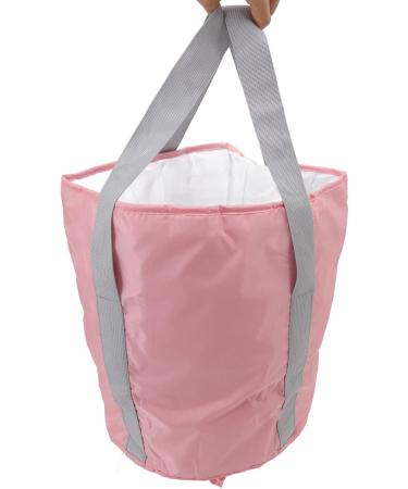 Collapsible Foot Bath Basin Double Layer Foot Bath Basin with Storage Bag Portable Travel Collapsible Foot Basin Folding Foot Bath Tub for Outdoor(pink) - Buy Online on SooperMarket.com