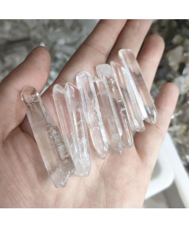 7pcs Natural Stone Crystal Specimen Clear Quartz Crystals Stones Health Stone Decoration Home Goods - Buy Online on SooperMarket.com