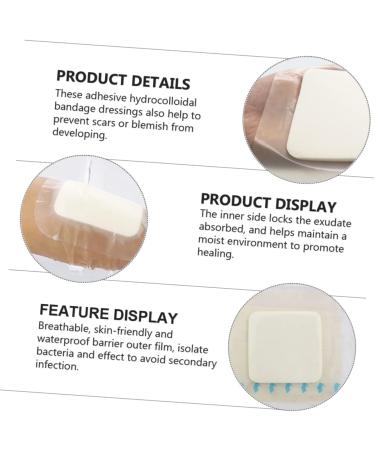 2pcs Silicone Scar Patch Tape - Waterproof Pressure Sore & Wound Dressing for Scar Removal - Buy Online on SooperMarket.com