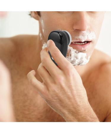 Mini Electric Beard Trimmer Rotating Blade Hair Trimmer USB Charging Portable Trimmer Black - Buy Online on SooperMarket.com