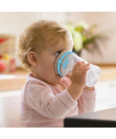 Nuk Magic Cup & Mini Magic Cup Duo-Set | Leak-Proof BPA-Free | 360 Drinking Rim | Ideal for 6-8 Months | 160ml & 230ml | Mint Mouse (Turquoise) | International Shipping Available - Buy Online on SooperMarket.com