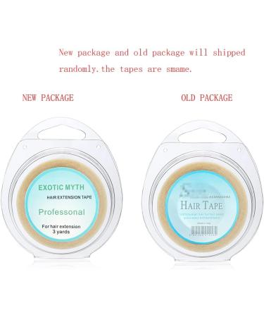 Long-lasting Double Sided Hair Extension Tape (8mmx3yards White) - 3+ Months Hold - Buy Online on SooperMarket.com