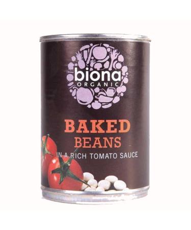 Biona Organic Baked Beans in a Rich Tomato Sauce 400g