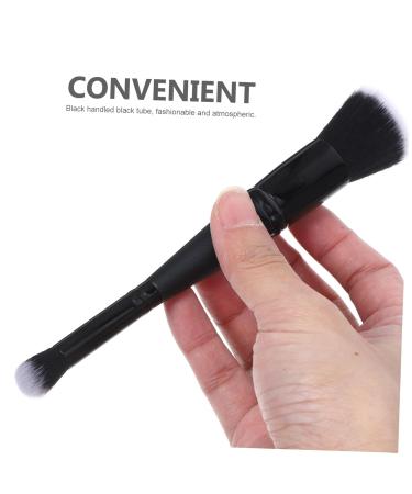 Double-Ended Makeup Brush - Powder Foundation & Blush Applicator for Loose Powder | Perfect for Women - Buy Online on SooperMarket.com